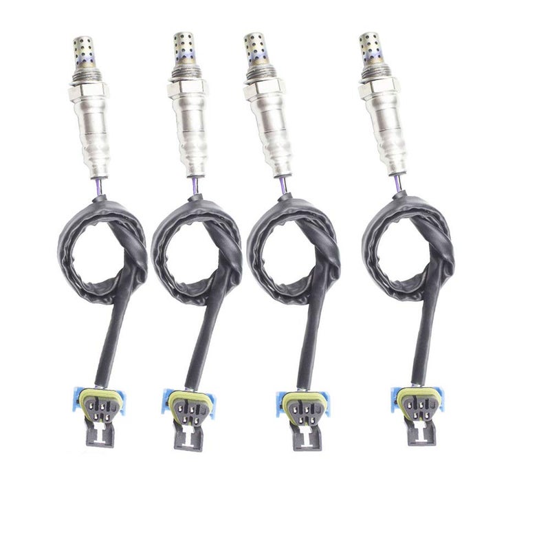 higherbro 4X Oxygen O2 Sensor for 2009 2010 2011 Chevrolet Chevy Traverse Buick Enclave 3.6L Upstream + Downstream - Image 1